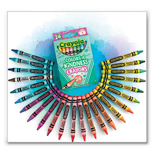 Colors Of Kindness Crayons, Assorted, 24/pack