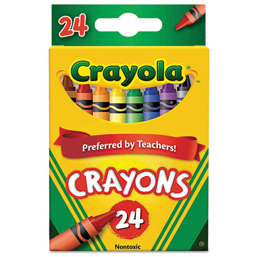 Classic Color Crayons In Flip-top Pack With Sharpener, 64 Colors/pack