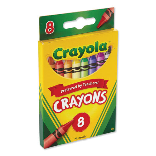 Classic Color Crayons, Peggable Retail Pack, Peggable Retail Pack, 8 Colors/pack