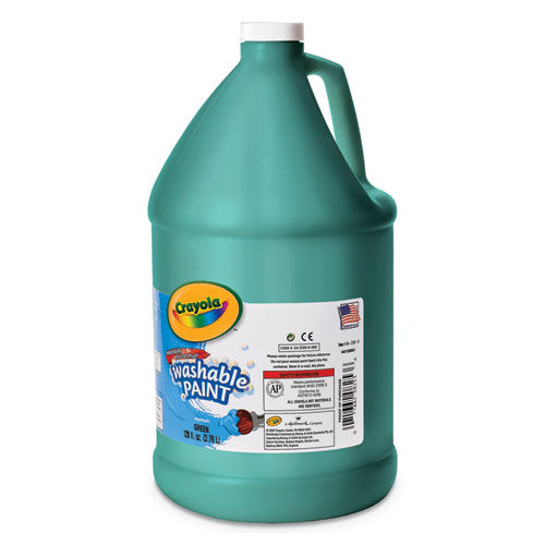 Washable Paint, Yellow, 16 Oz Bottle