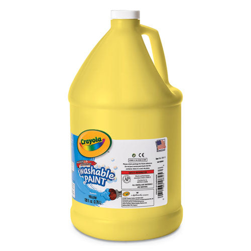 Washable Paint, 6 Assorted Classic Colors, 2 Oz Bottle, 6/pack