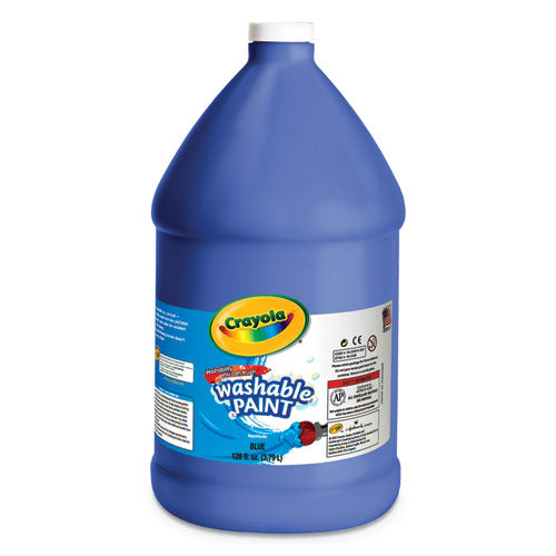 Washable Paint, 6 Assorted Classic Colors, 2 Oz Bottle, 6/pack