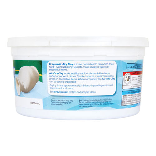 Air-dry Clay,white,  2.5 Lbs