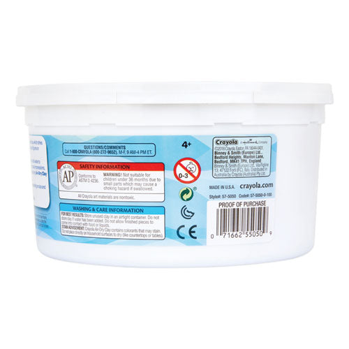 Air-dry Clay,white,  2.5 Lbs