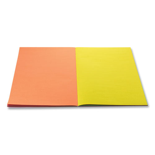 Project Giant Construction Paper, 18 X 12, Assorted Colors, 48/pack