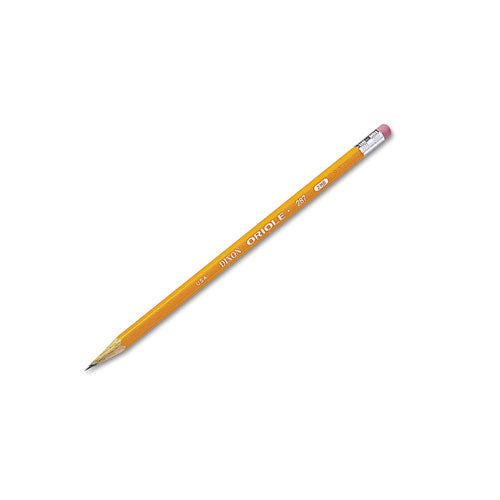 Oriole Pencil, Hb (#2), Black Lead, Yellow Barrel, 72/pack