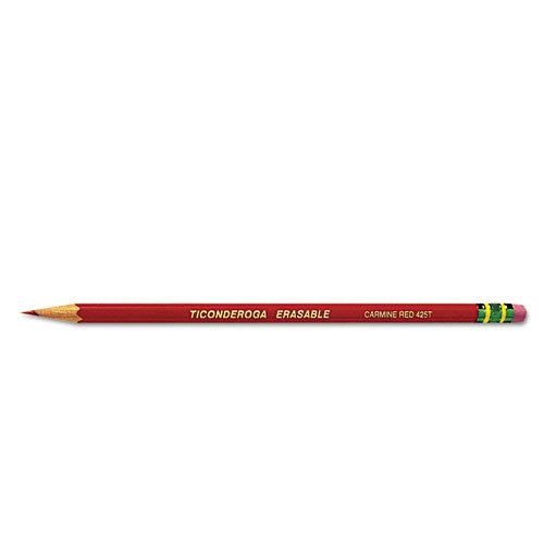 Erasable Colored Pencils, 2.6 Mm, 2b (#1), Blue Lead, Blue Barrel, Dozen