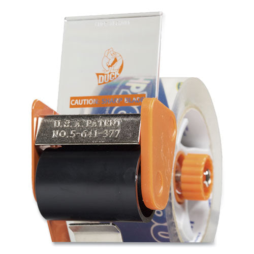 Bladesafe Antimicrobial Tape Gun With One Roll Of Tape, 3" Core, For Rolls Up To 2" X 60 Yds, Orange