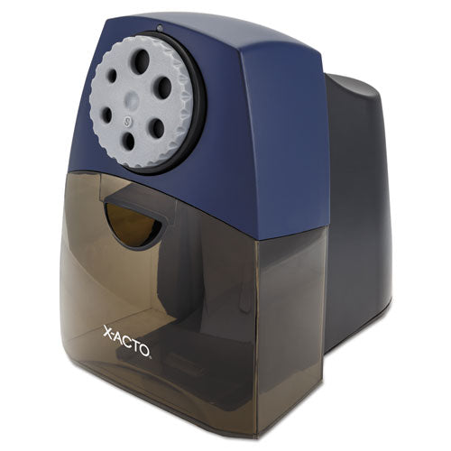 Model 1675 Teacherpro Classroom Electric Pencil Sharpener, Ac-powered, 4 X 7.5 X 8, Black/silver/smoke