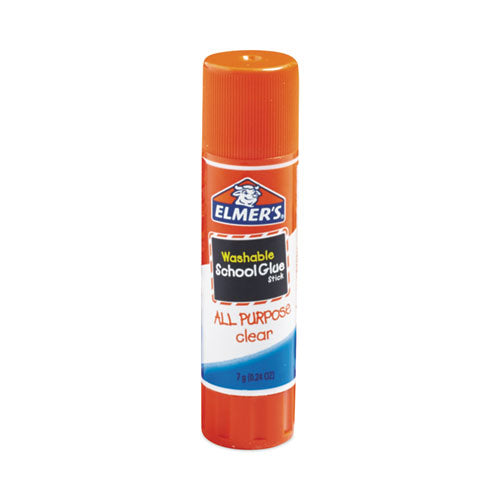 Washable School Glue Sticks, 0.24 Oz, Applies And Dries Clear, 60/box