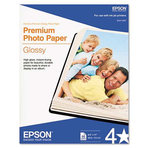 Premium Photo Paper, 10.4 Mil, 13 X 19, High-gloss White, 20/pack