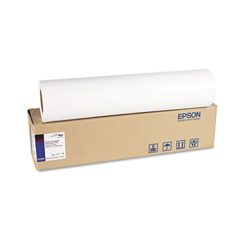 Premium Semigloss Photo Paper Roll, 7 Mil, 44" X 100 Ft, Semi-gloss White