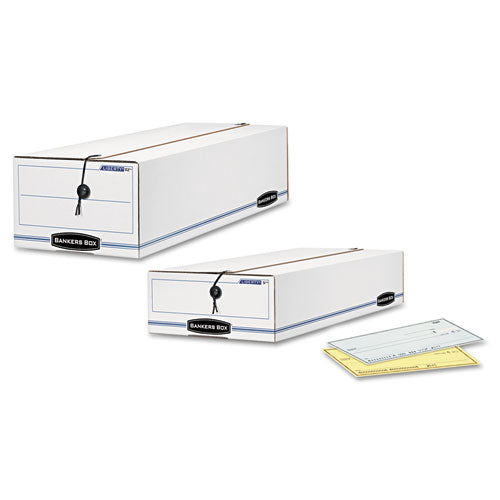 Liberty Check And Form Boxes, 9.25" X 23.75" X 4.25", White/blue, 12/carton