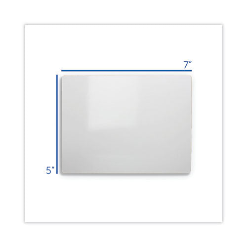 Two-sided Dry Erase Board, 7 X 5, White Front/back Surface, 24/pack