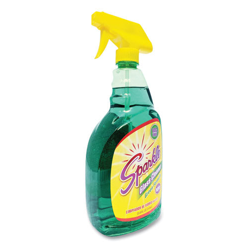 Green Formula Glass Cleaner, 33.8 Oz Bottle