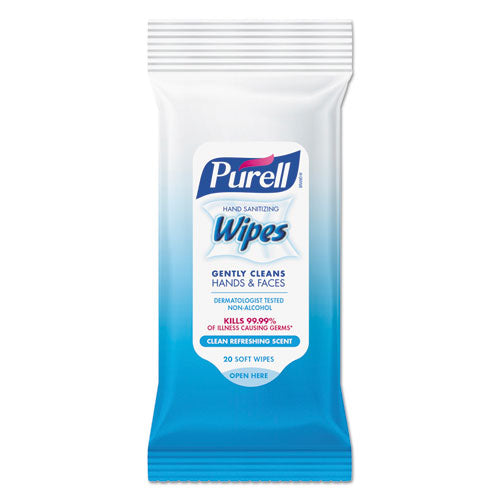 Hand Sanitizing Wipes, 3-ply, 8.25 X 14.06, Fresh Citrus Scent, White, 1,700 Wipes/pouch, 2 Pouches/carton