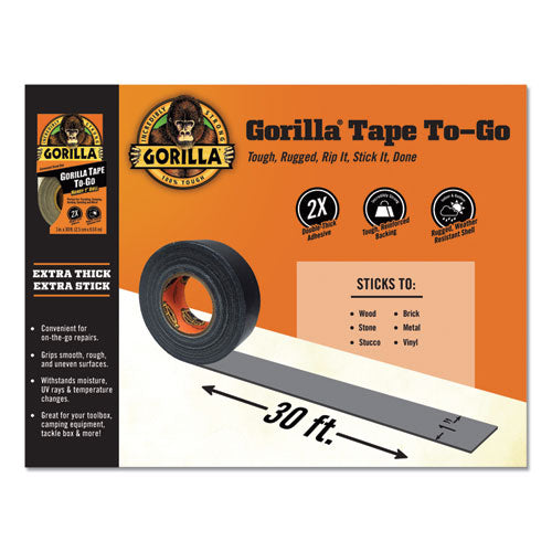 Gorilla Tape, 3" Core, 1.88" X 10 Yds, Black