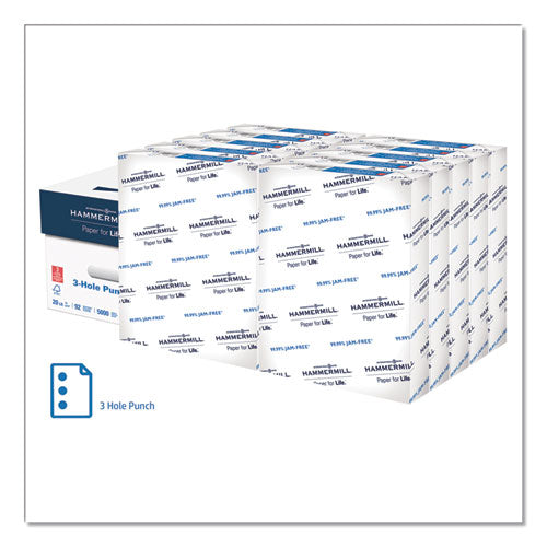 Copy Plus Print Paper, 92 Bright, 20 Lb Bond Weight, 8.5 X 11, White, 500 Sheets/ream, 10 Reams/carton, 40 Cartons/pallet