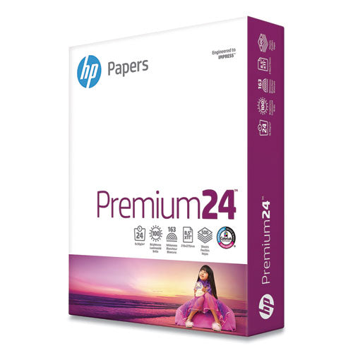 Premium24 Paper, 98 Bright, 24 Lb Bond Weight, 8.5 X 11, Ultra White, 500/ream