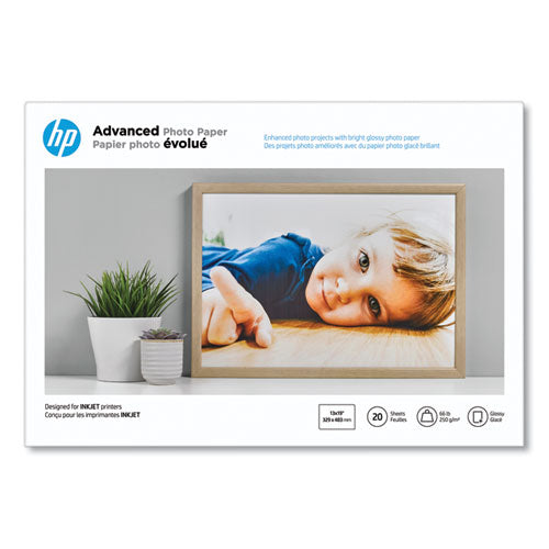 Advanced Photo Paper, 10.5 Mil, 13 X 19, Glossy White, 20/pack