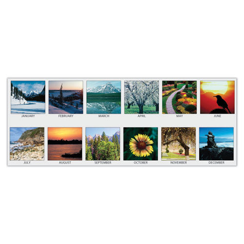 Earthscapes Scenic Desk Pad Calendar, Scenic Photos, 22 X 17, White Sheets, Black Binding/corners,12-month (jan-dec): 2023