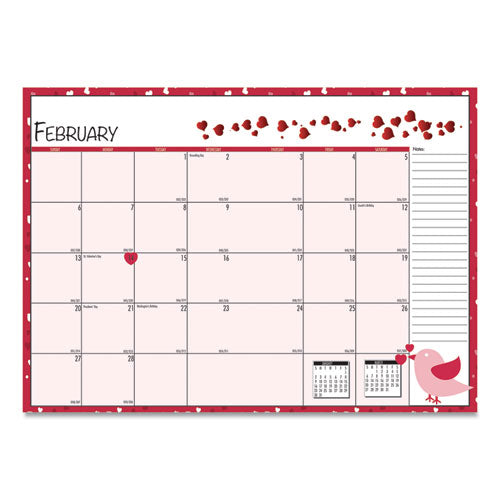 Seasonal Monthly Planner, Seasonal Artwork, 10 X 7, Light Blue Cover, 12-month (july To June): 2022 To 2023