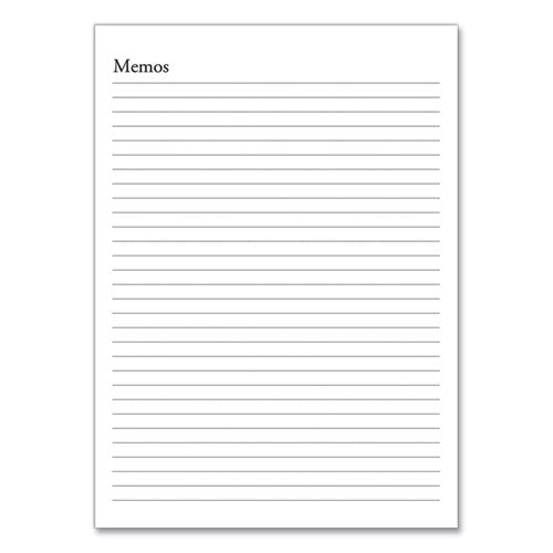 Recycled Weekly Appointment Book Ruled Without Appointment Times, 8.75 X 6.88, Black Cover, 12-month (jan To Dec): 2023