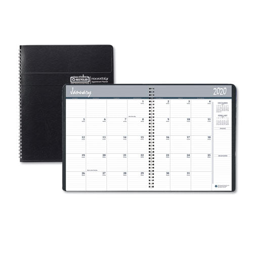 14-month Recycled Ruled Monthly Planner, 11 X 8.5, Blue Cover, 14-month (dec To Jan): 2022 To 2024