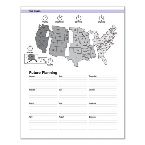 Recycled Wild Flower Weekly/monthly Planner, Wild Flowers Artwork, 9 X 7, Gray/white/purple Cover, 12-month (jan-dec): 2024