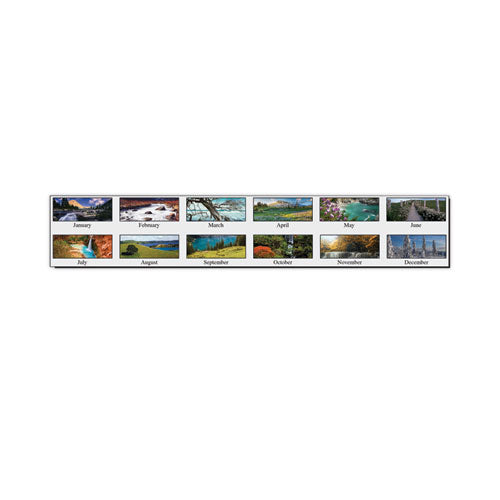 Earthscapes Recycled 3-month Vertical Wall Calendar, Scenic Photography, 8 X 17, White Sheets, 14-month (dec-jan): 2023-2025