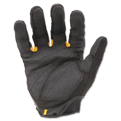 Superduty Gloves, X-large, Black/yellow, 1 Pair