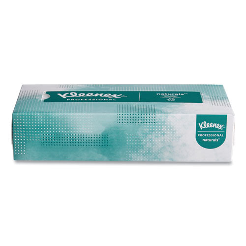 Naturals Facial Tissue For Business, Flat Box, 2-ply, White, 125 Sheets/box