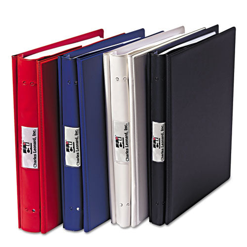 Varicap Expandable Binder, 2 Posts, 6" Capacity, 11 X 8.5, Red