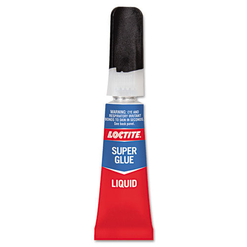 Super Glue Liquid Tubes, 0.07 Oz, Dries Clear, 2/pack