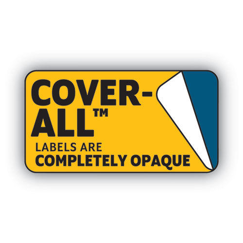 Cover-all Opaque Laser/inkjet Shipping Labels, Inkjet/laser Printers, 2 X 4, White, 10 Labels/sheet, 250 Sheets/box