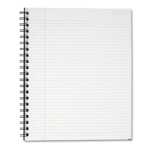 Hardbound Notebook With Pocket, 1-subject, Wide/legal Rule, Black Cover, (96) 11 X 8.5 Sheets