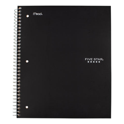 Wirebound Notebook With Eight Pockets, 5-subject, Medium/college Rule, Randomly Assorted Cover Color, (200) 11 X 8.5 Sheets