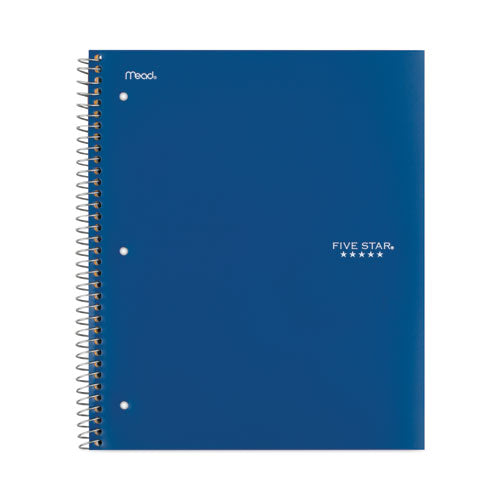 Wirebound Notebook With Eight Pockets, 5-subject, Medium/college Rule, Randomly Assorted Cover Color, (200) 11 X 8.5 Sheets