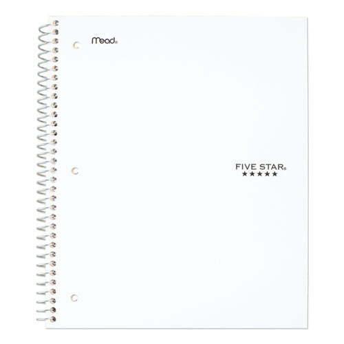 Wirebound Notebook With Eight Pockets, 5-subject, Medium/college Rule, Randomly Assorted Cover Color, (200) 11 X 8.5 Sheets