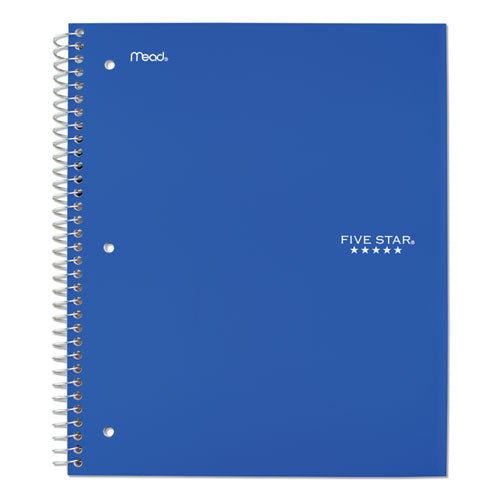 Wirebound Notebook With Eight Pockets, 5-subject, Medium/college Rule, Randomly Assorted Cover Color, (200) 11 X 8.5 Sheets