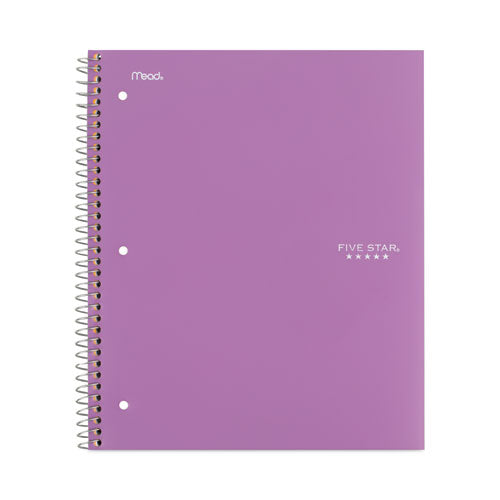 Wirebound Notebook With Four Pockets, 3-subject, Medium/college Rule, Randomly Assorted Cover Color, (150) 11 X 8.5 Sheets