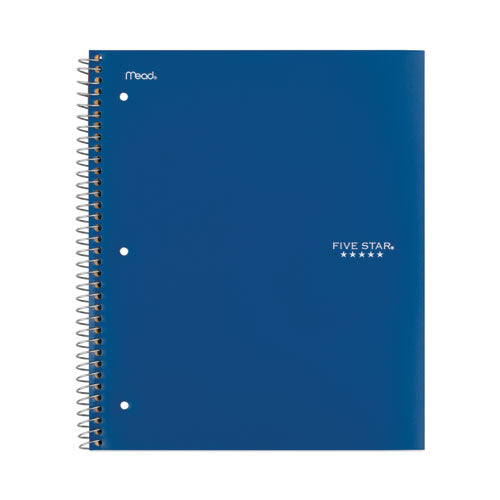 Wirebound Notebook With Four Pockets, 3-subject, Medium/college Rule, Randomly Assorted Cover Color, (150) 11 X 8.5 Sheets