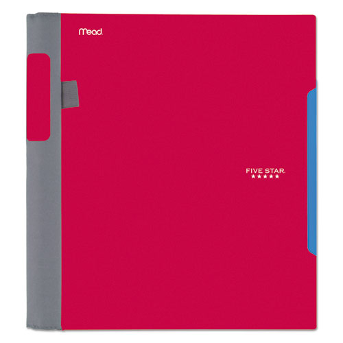 Advance Wirebound Notebook, Two Pockets, 1-subject, Medium/college Rule, Randomly Assorted Cover Color, (100) 11 X 8.5 Sheets