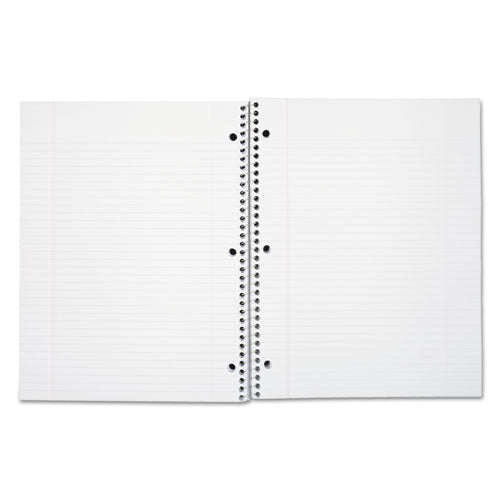 Spiral Notebook, 3-hole Punched, 1-subject, Medium/college Rule, Randomly Assorted Cover Color, (100) 11 X 8 Sheets