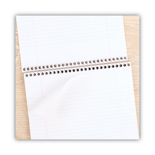 Stiff-back Wire Bound Notepad, Medium/college Rule, Navy Cover, 70 White 8.5 X 11.5 Sheets