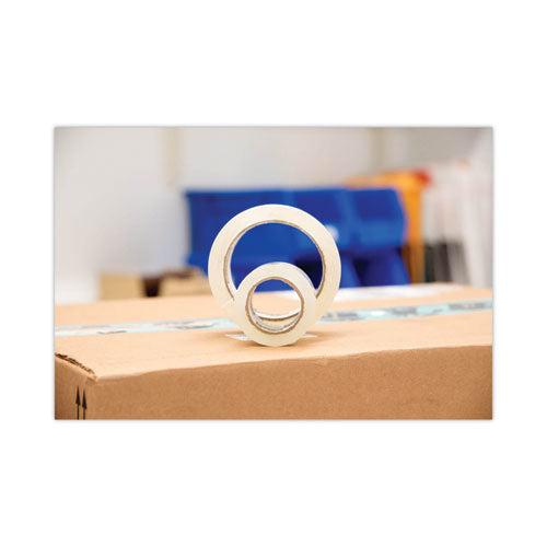 Reinforced Strength Shipping And Strapping Tape In Dispenser, 1.5" Core, 1.88" X 10 Yds, Clear