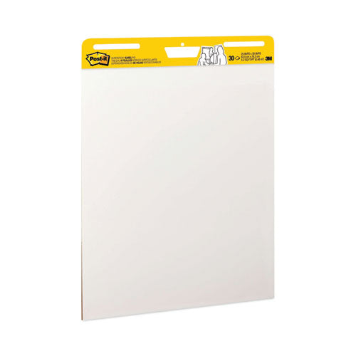 Vertical-orientation Self-stick Easel Pads, Unruled, 25 X 30, White, 30 Sheets, 2/carton