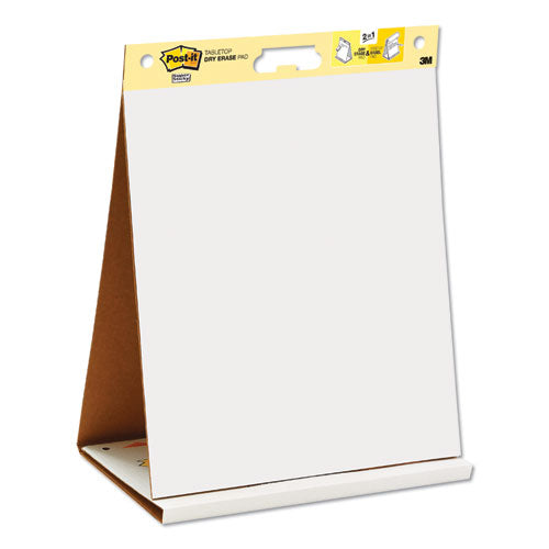 Pad Plus Tabletop Easel Pad With Self-stick Sheets And Dry Erase Board, Unruled, 20 X 23, White, 20 Sheets