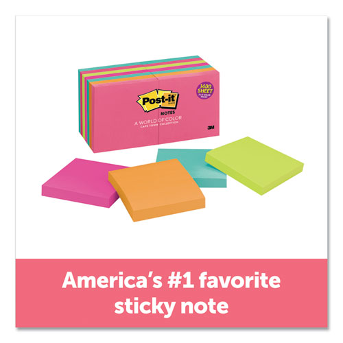 Original Pads In Poptimistic Colors, Value Pack, 1.38" X 1.88", 100 Sheets/pad, 24 Pads/pack