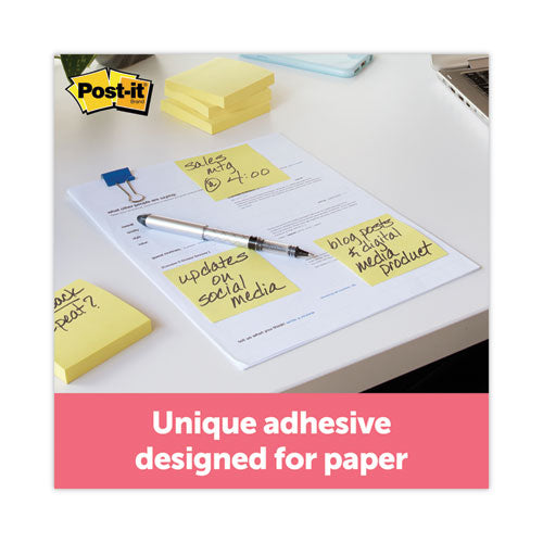 Original Pads In Canary Yellow, 3" X 3", 100 Sheets/pad